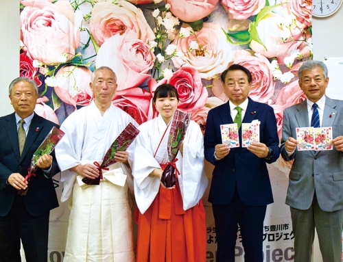 【６月２日「とよかわバラの日」に向けたイベント発表】豊川稲荷と砥鹿神社が初の合作御朱印