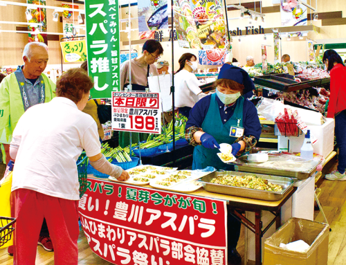【アスパラガスの試食会を開催】生産者が魅力をPR